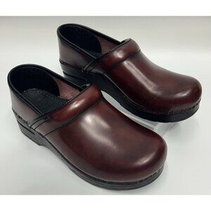 NEW Dansko Professional Leather Clog Cabrio Burgundy cordovan Size 39 / US 8.5-9